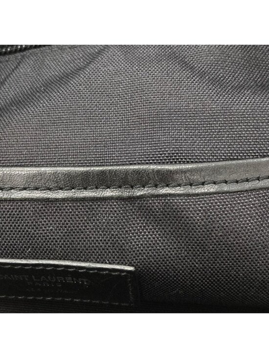 Saint Laurent Logo Backpack Canvas main image 15